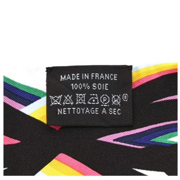 HERMES "Brides de Gala" Shadow Motif Twilly Scarf Item#: HER560981 - Picture 5 of 13